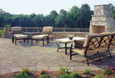 Belgard Arbel Patio with Fireplace