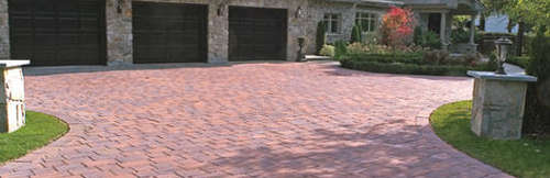 Paver Driveway using Techo-Bloc Pavers in Arlington, VA