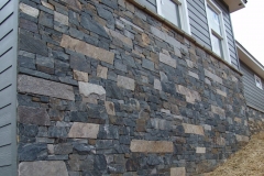 Bedface Ledgestone with Uniform Rise, 2", 4" and 6" Rise,  Random Length, Sawed top and bottom, Untrimmed ends