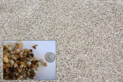 (Pea Gravel \"MD\") ¼\" to 3/8\" Washed Gravel popular decorative stone.