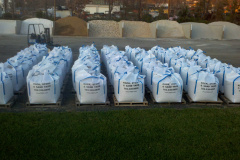 Super Sacks to haul materials in 1 and 2 ton sacks.